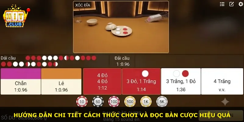 Hướng dẫn chi tiết cách thức chơi và đọc bàn cược hiệu quả