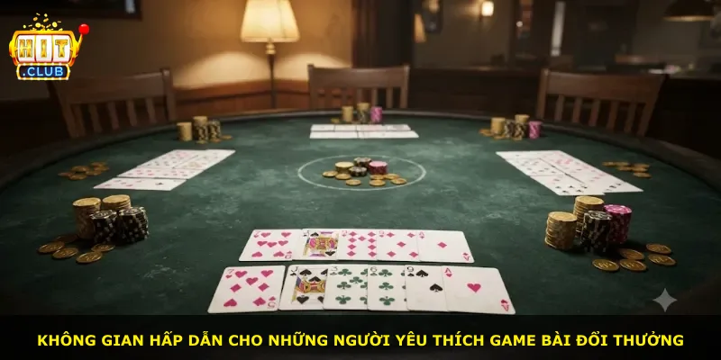 Không gian hấp dẫn cho những người yêu thích game bài đổi thưởng