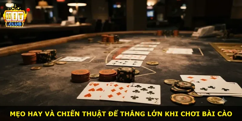 Mẹo hay và chiến thuật để thắng lớn khi chơi bài cào