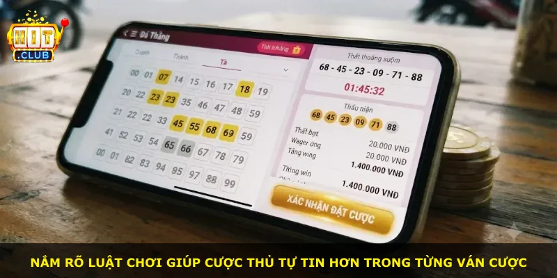Nắm rõ luật chơi giúp cược thủ tự tin hơn trong từng ván cược
