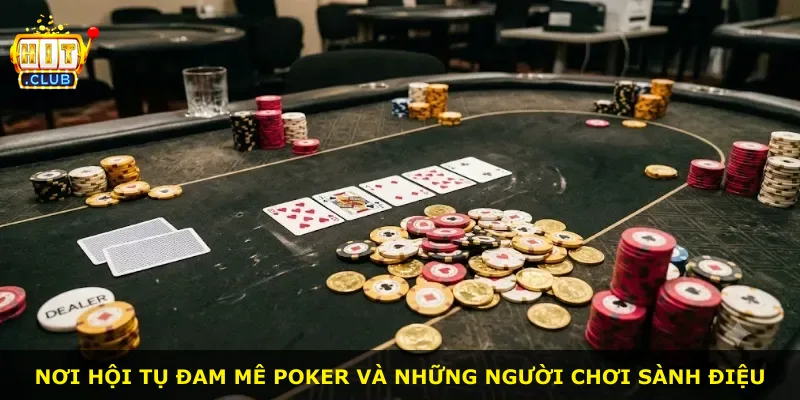 Nơi hội tụ đam mê poker và những người chơi sành điệu