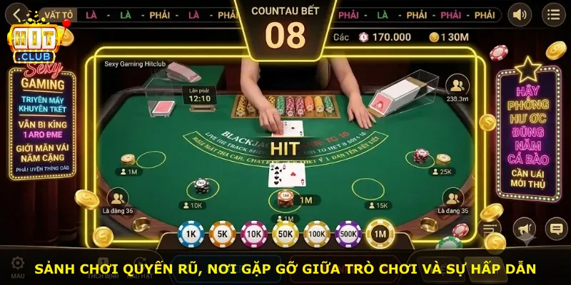 Sảnh chơi quyến rũ, nơi gặp gỡ giữa trò chơi và sự hấp dẫn