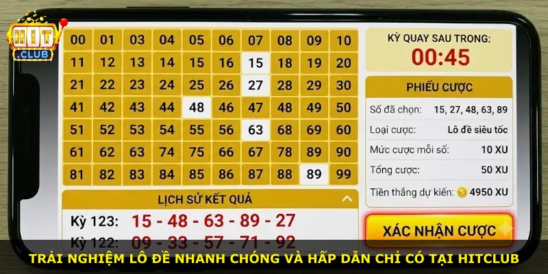 Trải nghiệm lô đề nhanh chóng và hấp dẫn chỉ có tại Hitclub